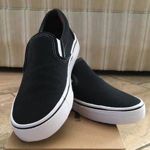 Black sneakers